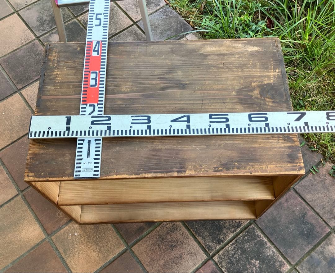 古い家具 和箪笥 木製タンス 時代物 2段引き出し 古民家 昭和レトロ