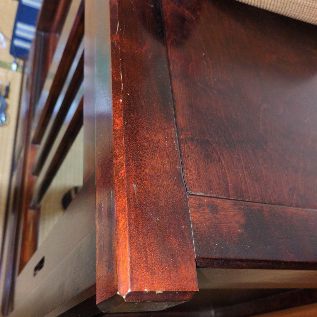 民芸調レトロ　収納棚無垢