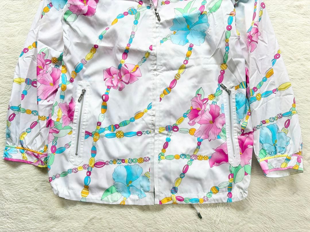 レオナール　LEONARDO ナイロン　パーカー　ジャケット