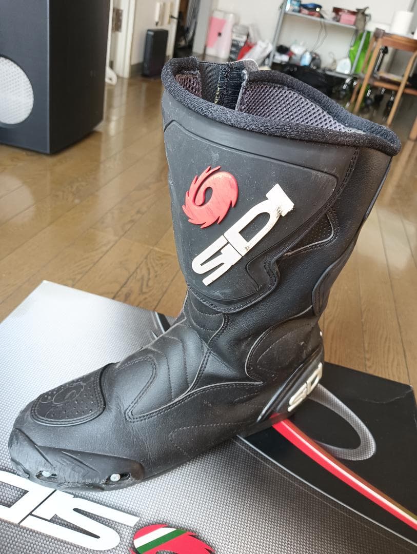 SIDI　バイク用　レーシングブーツ　ブラック