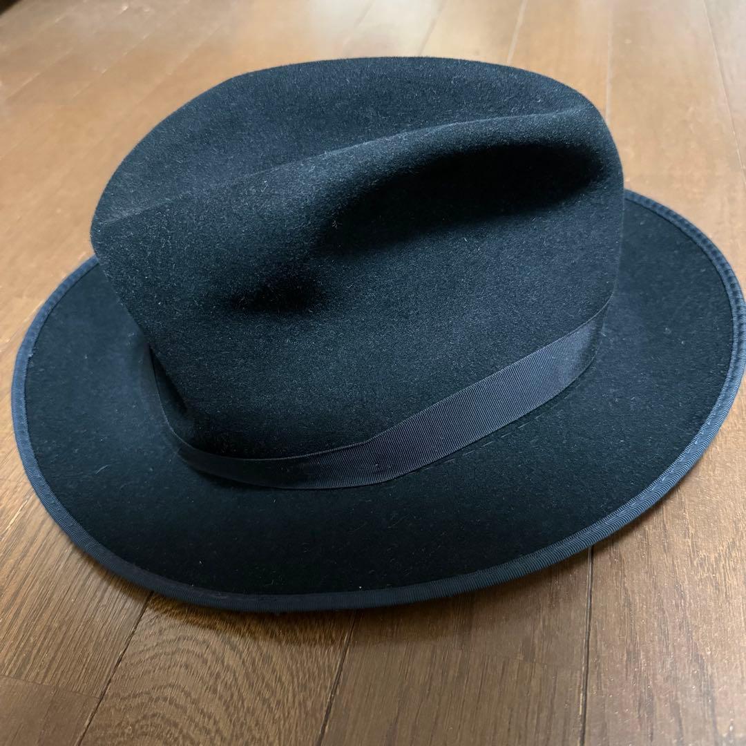 stetson ステットソン ファー フェルト 黒 高級