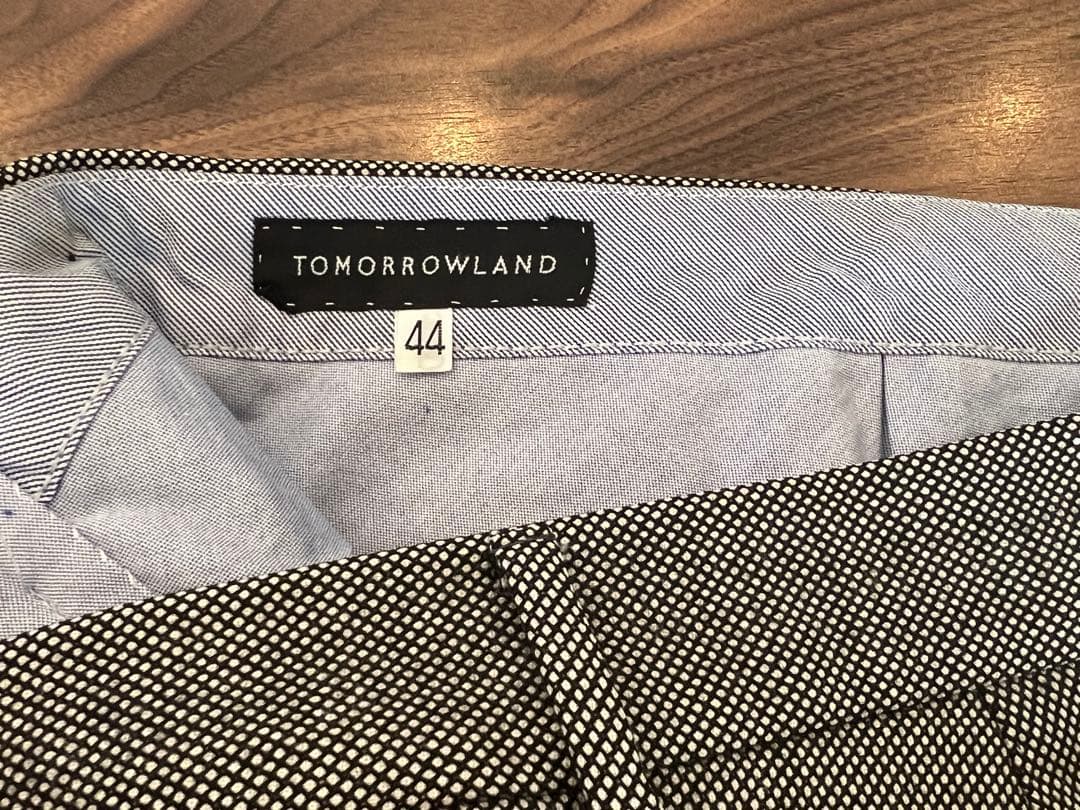 TOMORROWLAND スーツ グレー バーズアイ size 44