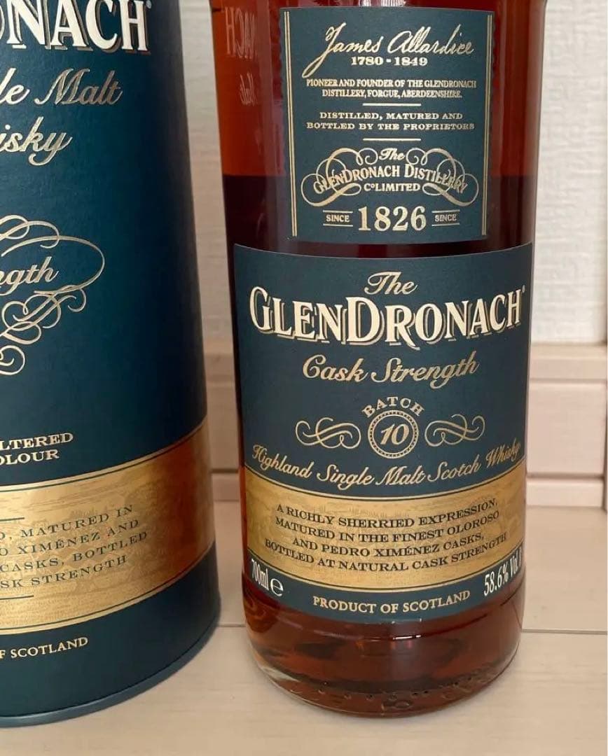 グレンドロナック　カスクストレングス　バッチ10 58.8% 新品　ウイスキー