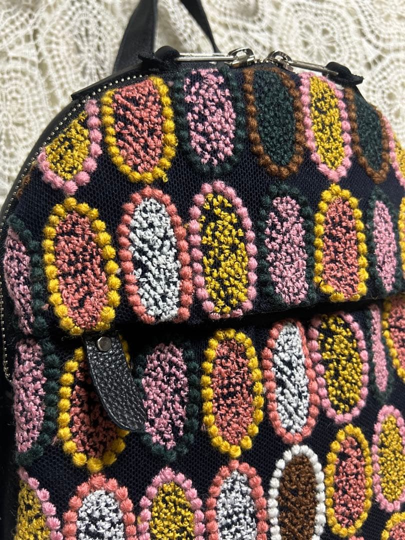 専用50923Bミナペルホネンハーフハンドメイド本革リュック タルト