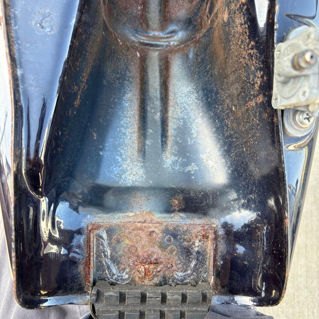 ヤマハ SR400 純正 タンク ブラック/グレー