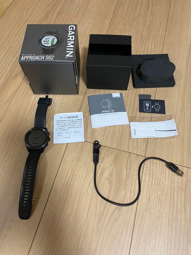 Garmin Approach S62 GPSナビ付きゴルフ腕時計