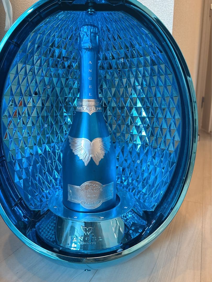 ANGEL シャンパン 青いボトル 専用ケース付き