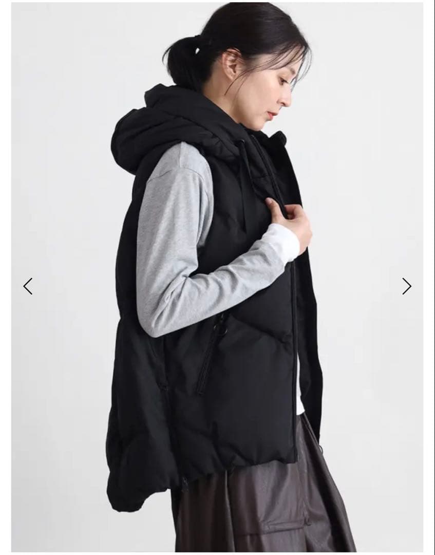 ヤマダヤ　CLOVE ソフトツイルダウンベスト