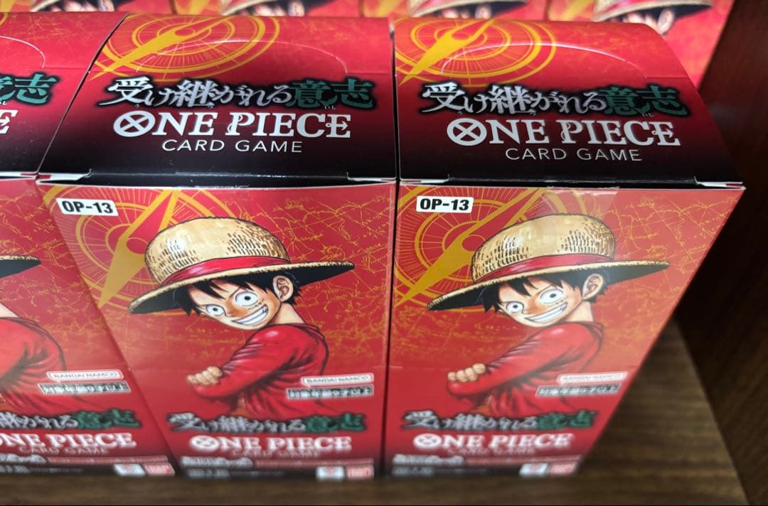 ONE PIECE 受け継がれる意志 4BOX テープカット 封入率一致　未開封