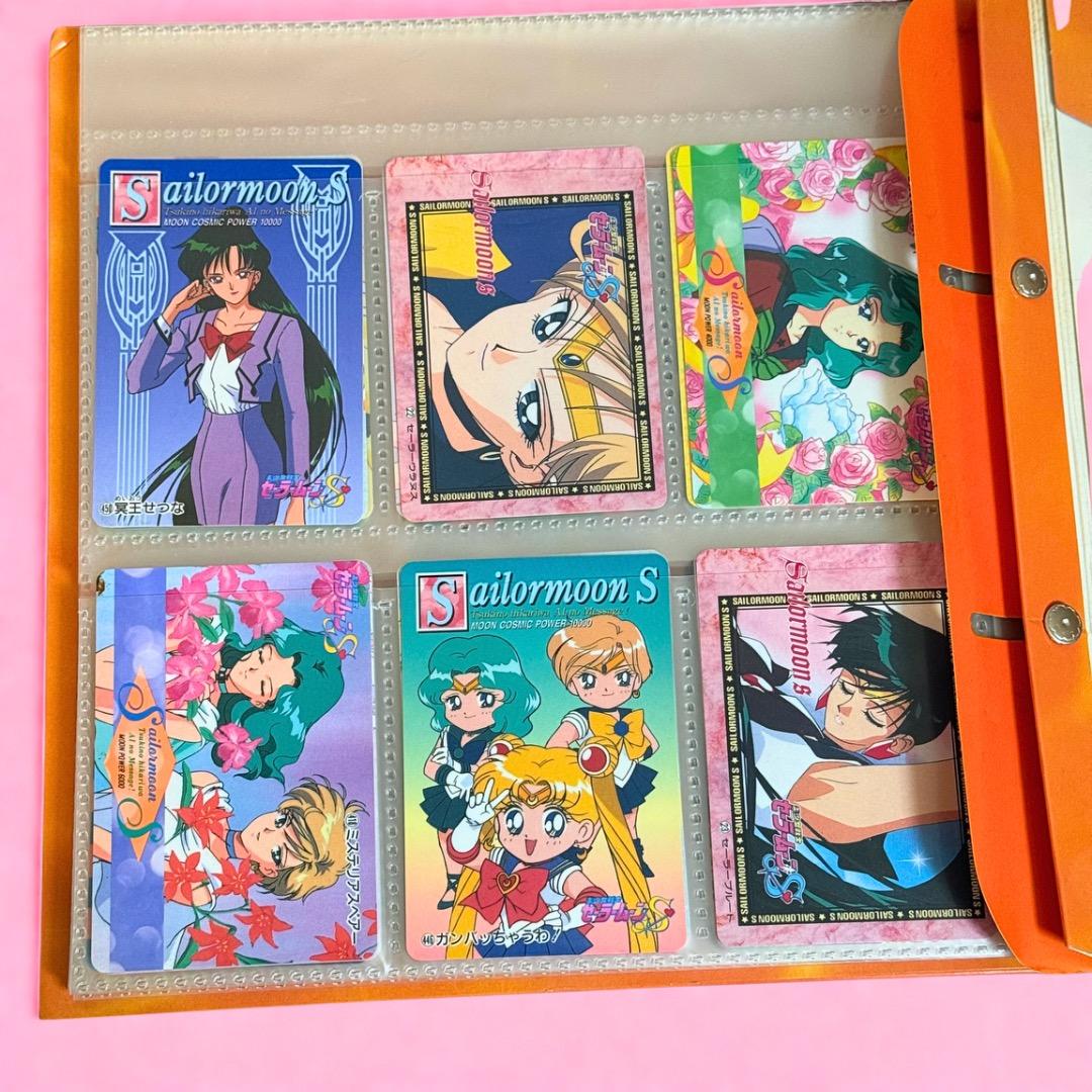 【まとめ売り】セーラームーン カードセット 12キラ＋60枚＋ファイル付