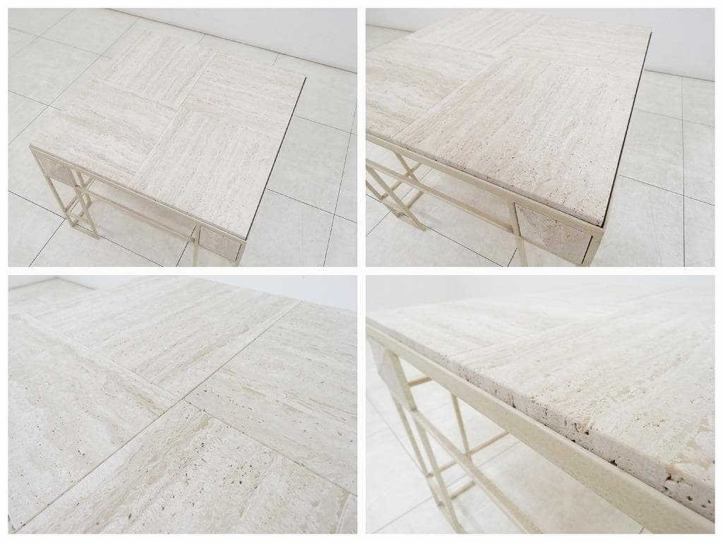 KANA♡様 フランス LeDauphin ルドファン サイドテーブル 大理石