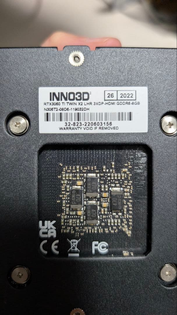 GeForce RTX 3060ti 8gb グラボ