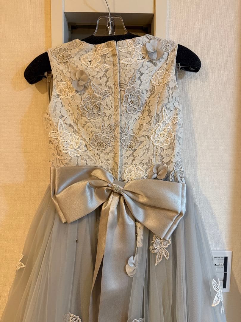 美品　TWEED DRESS ツイードドレス　演奏会ドレス　ジュニアドレス160