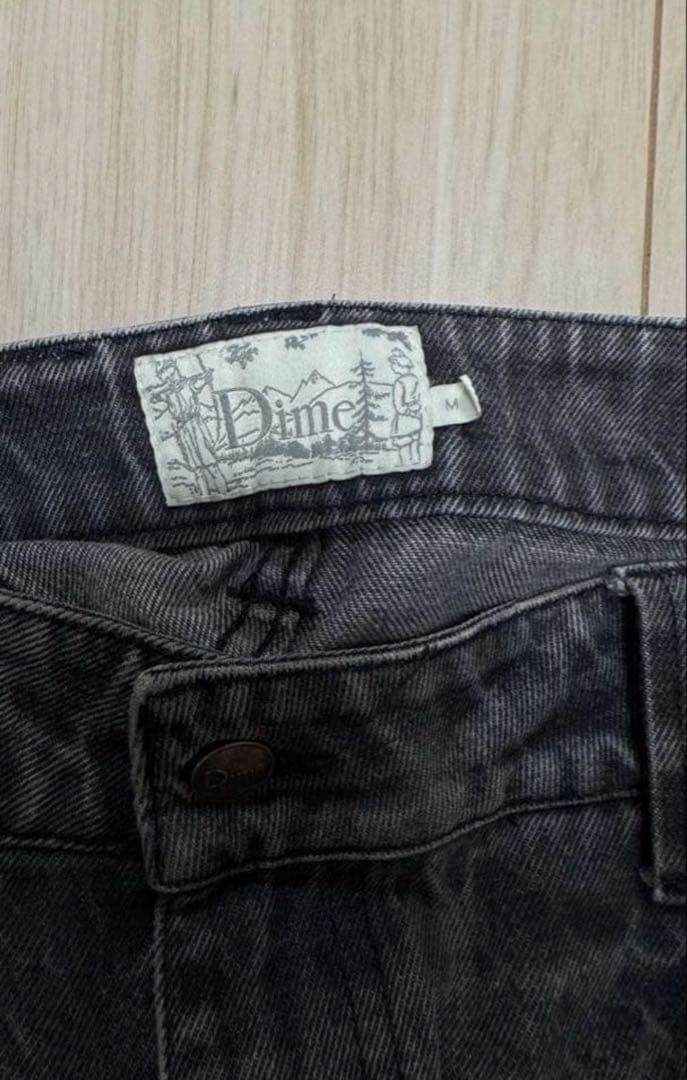 正規品 DIME バギーデニム 黒 dime