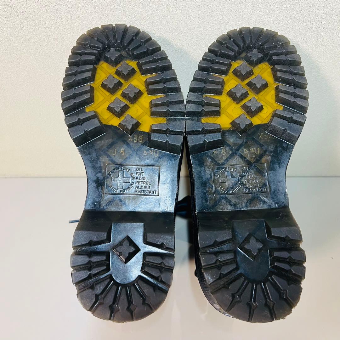 【美品】ドクターマーチン MOLLY 6ホール ブーツ UK4 ブラック 厚底