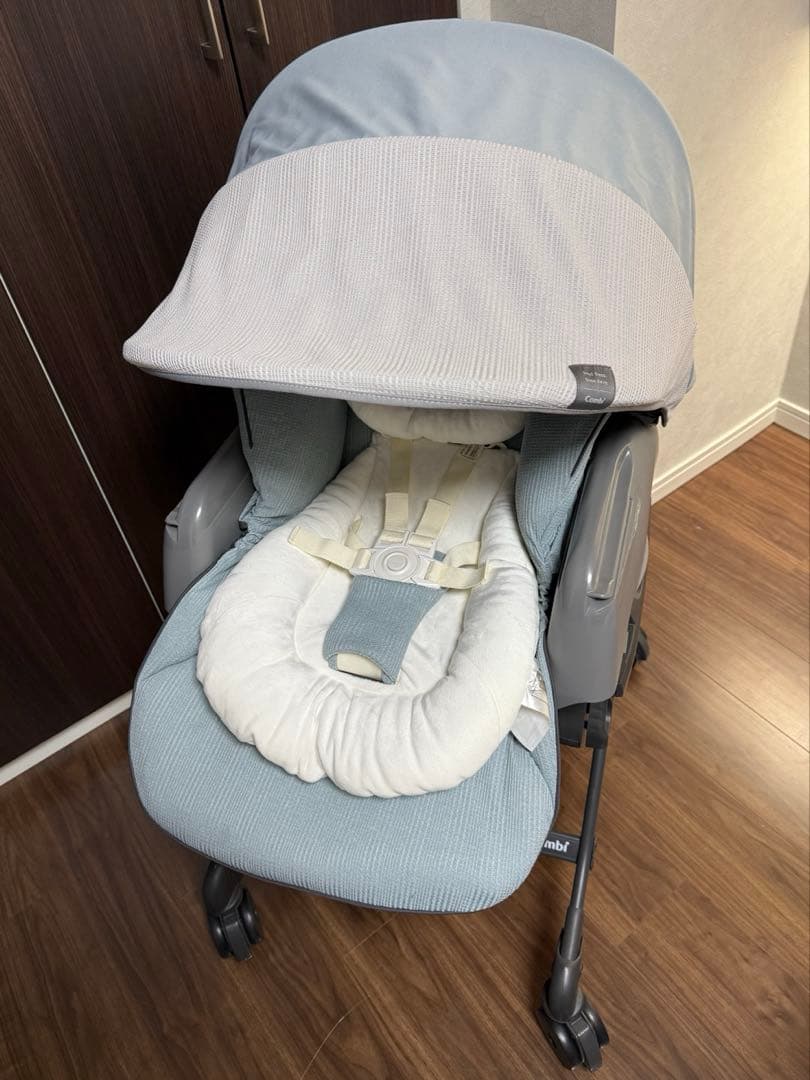 コンビ　電動ハイローチェア　ホワイトレーベル ネムリラ　オートスイング　BEDi