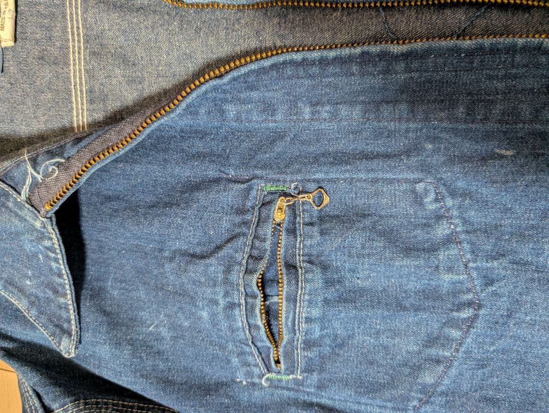 70s oshkosh　デニムワークジャケット　ヴィンテージ usa製