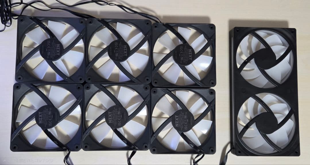 NZXT F240 RGB CORE & F120 RGB CORE セット