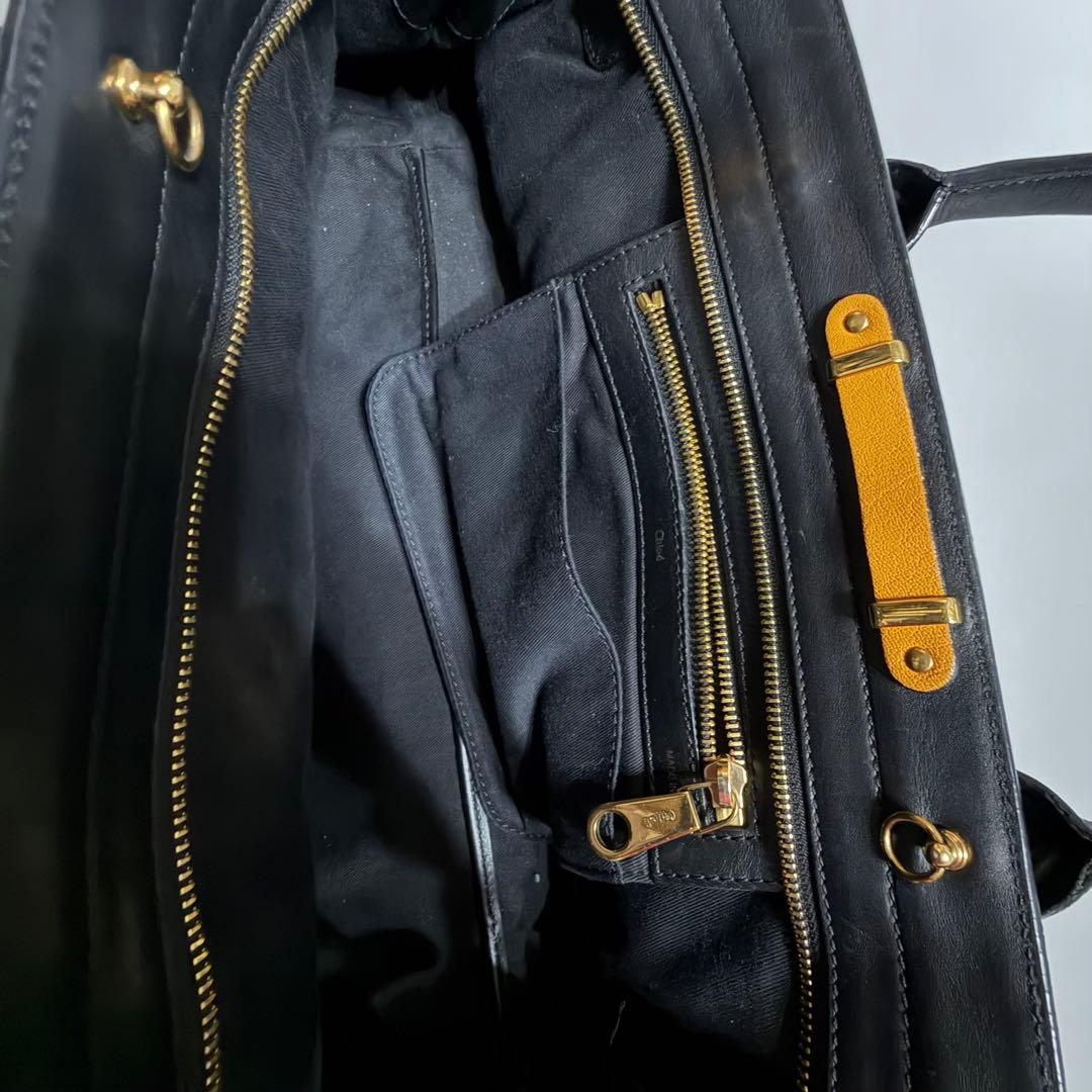 Chloé Alice レザー ハンドバッグ 大容量