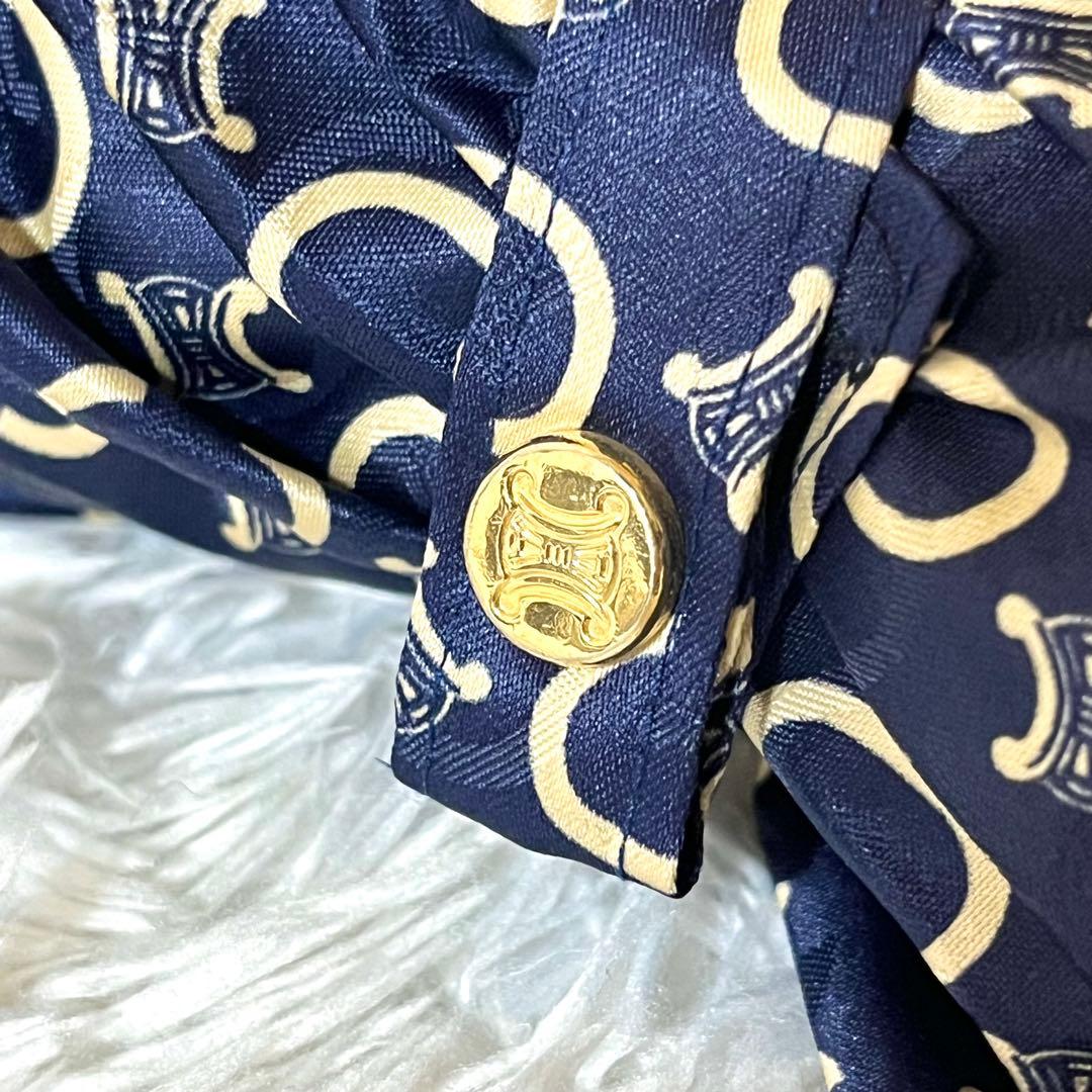 ✨大人気✨ CELINE 折り畳み傘 マカダム 総柄 レイングッズ 傘