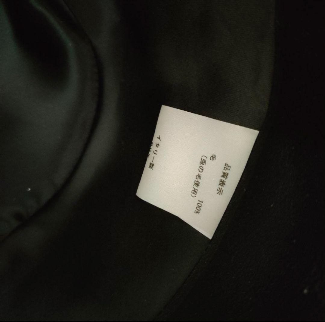 ボルサリーノ　override　ハット　ウール　ブラック　メンズ