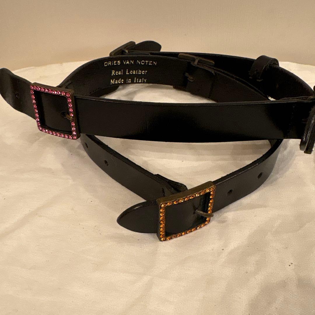 DRIES VAN NOTEN ドリスバンノッテン　リアルレザー ベルト 70