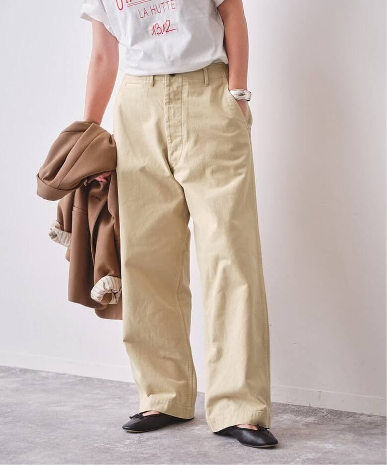 Spick and Span Higuchi×S チノワイドパンツ 38