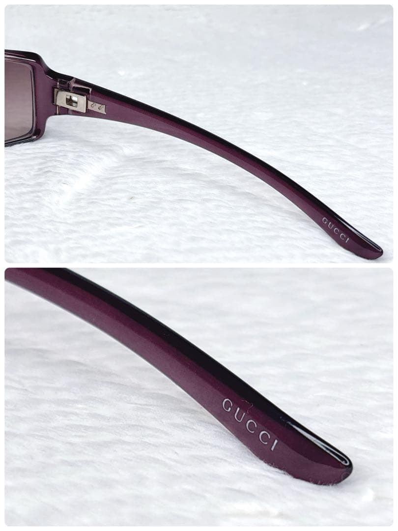 GUCCI グッチ ラインストーンロゴ vintage サングラス y2k