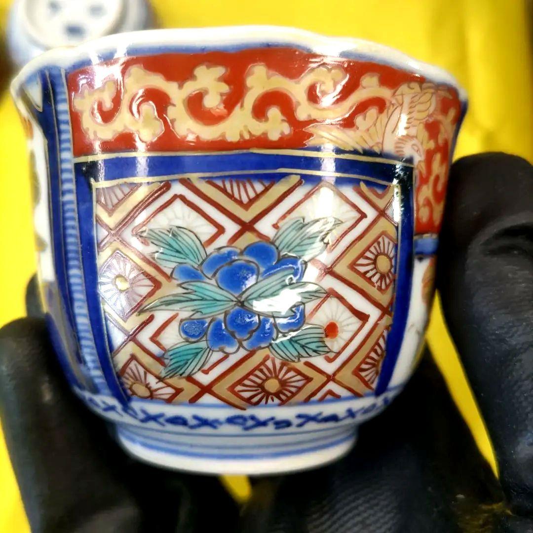 有田焼　伊万里焼　古伊万里　金彩　色絵　向付　蕎麦猪口　小鉢　10客セット