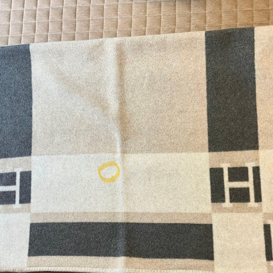 ハタケ【HERMÈS】エルメス ブランケット プレード アヴァロン カシ