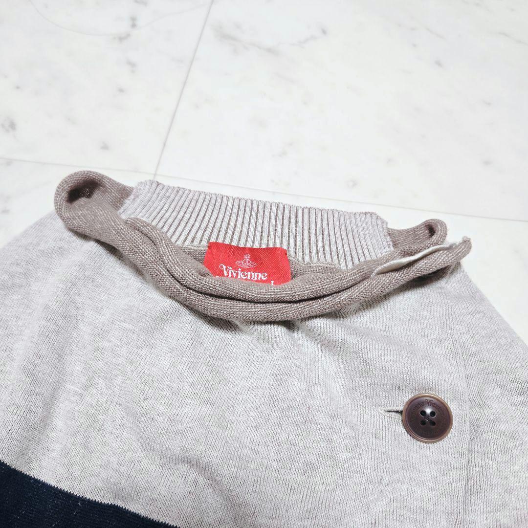 【未使用タグ付】ヴィヴィアンウエストウッドレッドレーベル 変形 カーディガン