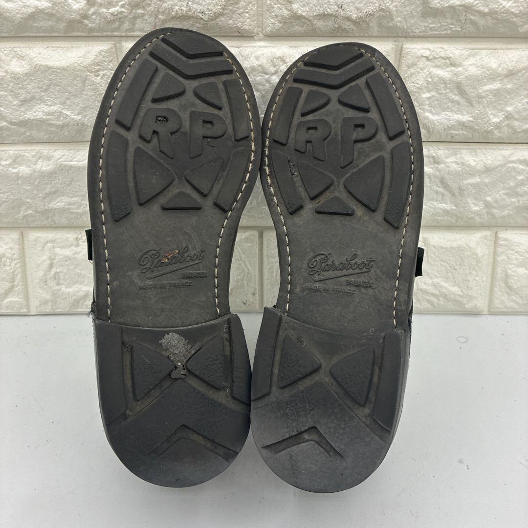 【良品】Paraboot パラブーツ シャンボード UK7 ブラック レザー