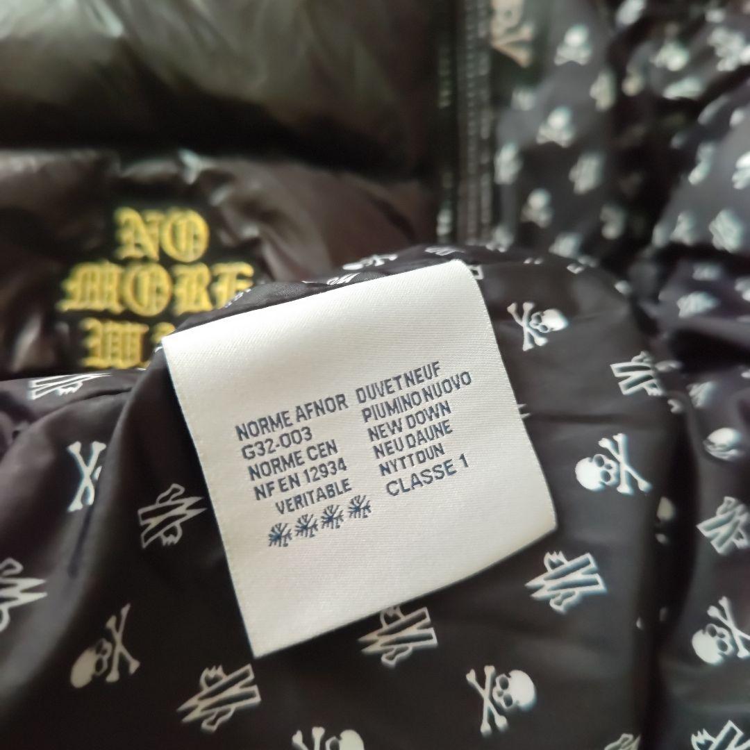 ワッペンブラックダウンジャケット