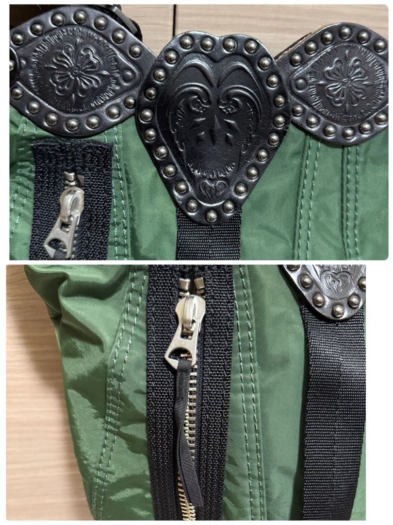 【美品】DIESEL ディーゼル ショルダーバッグ スタッズ アーカイブ Y2K