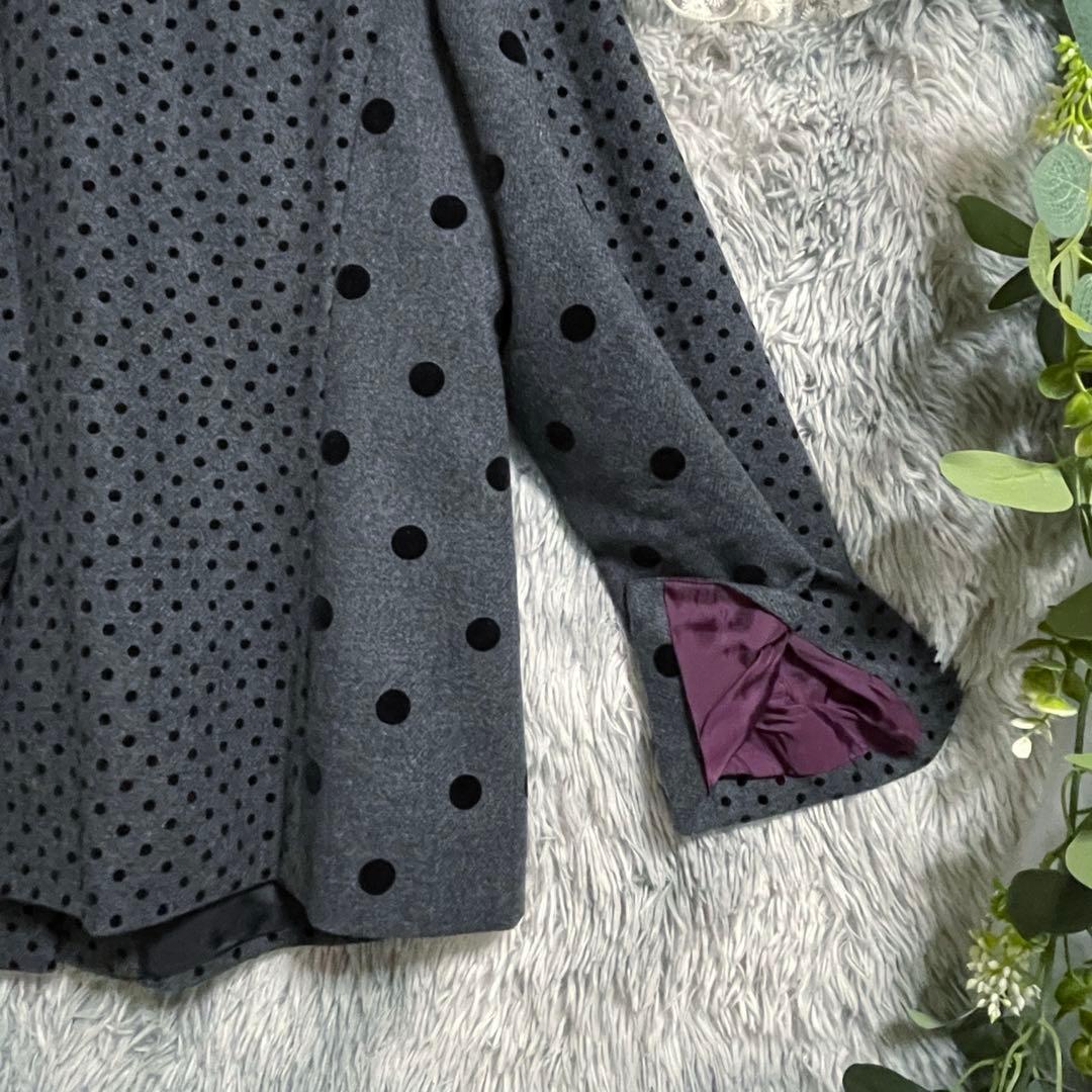 希少新品】ポールスミスドット 切替 ウールテーラードジャケット 大きいサイズ48