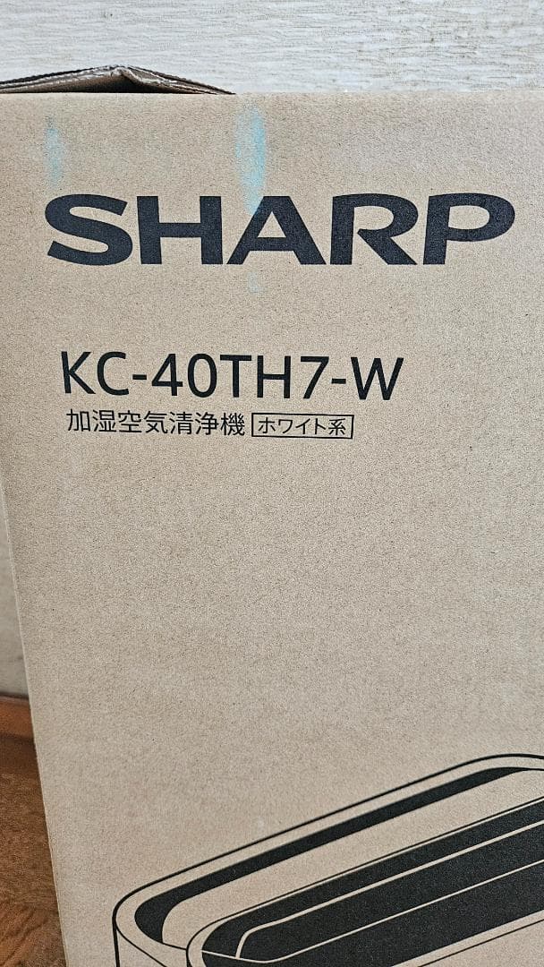 新品未使用　シャープ　加湿空気清浄機　KC-40TH7-W プラズマクラスター