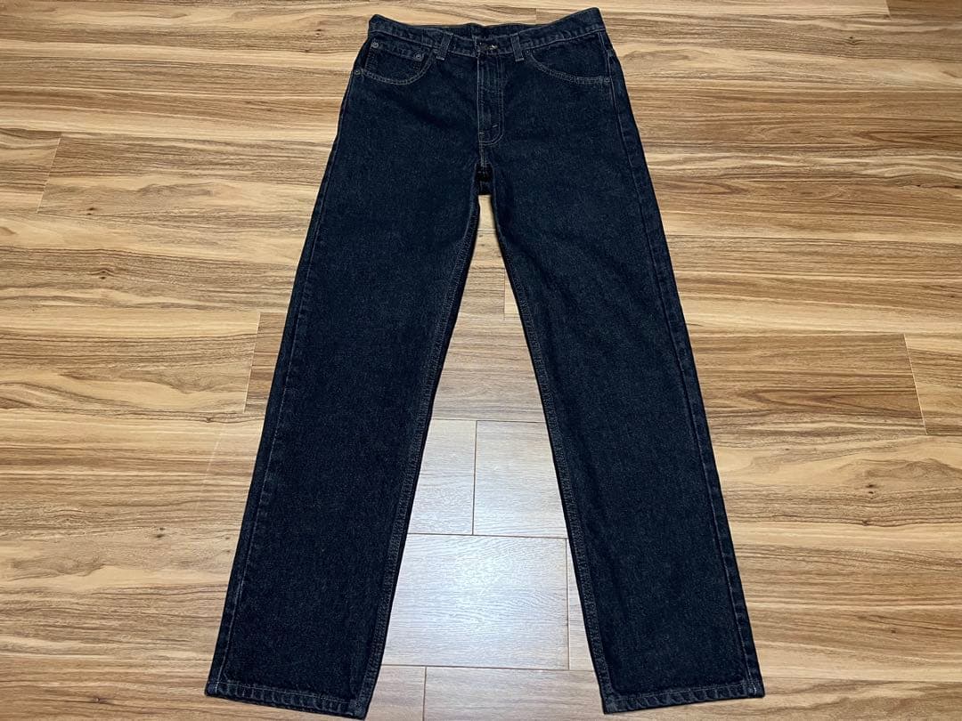 Levis 505 ブラック ジーンズ W33 L30 先染め USA製
