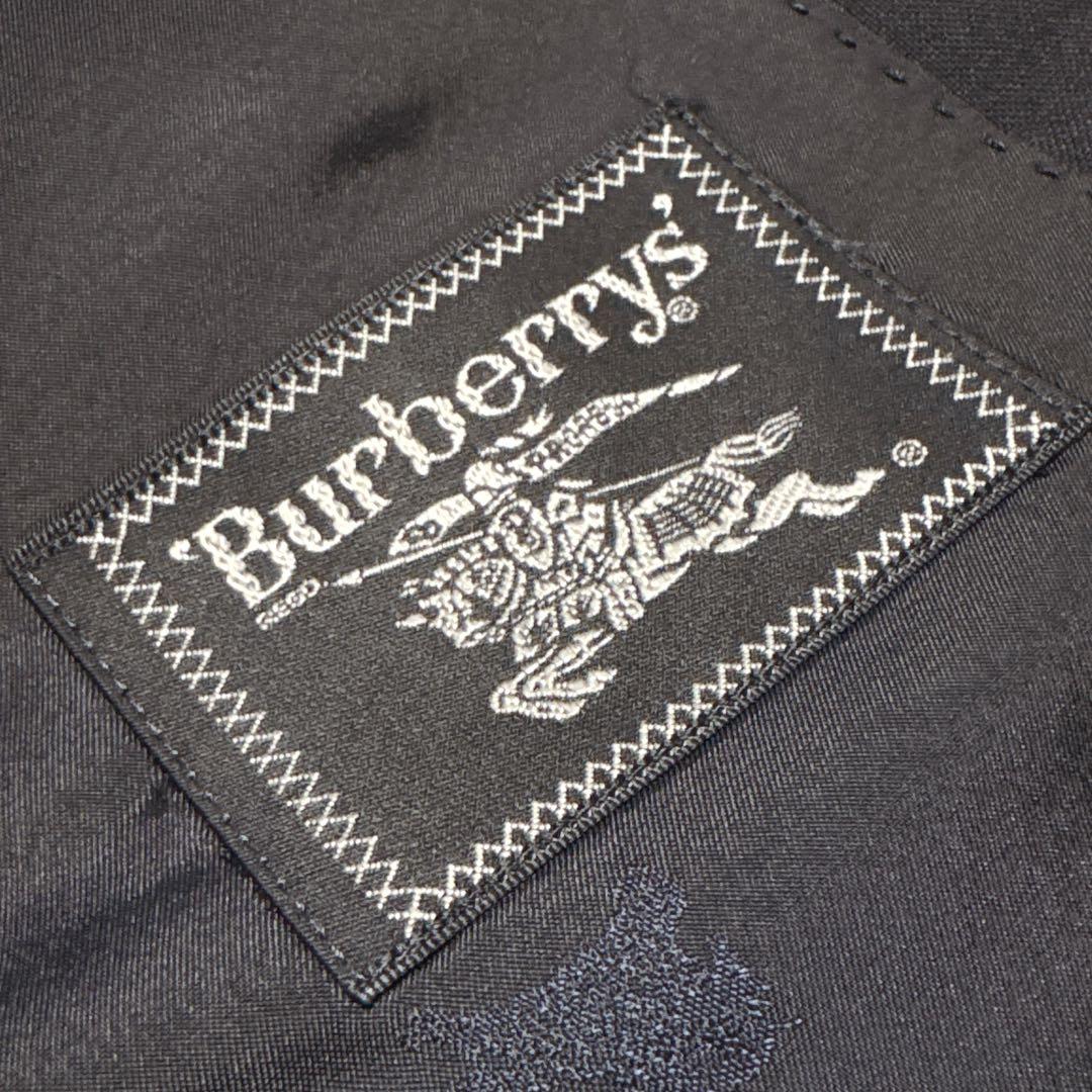 《希少》BURBERRYS 紺ブレ 金ボタン AB6 XL相当 モヘア混
