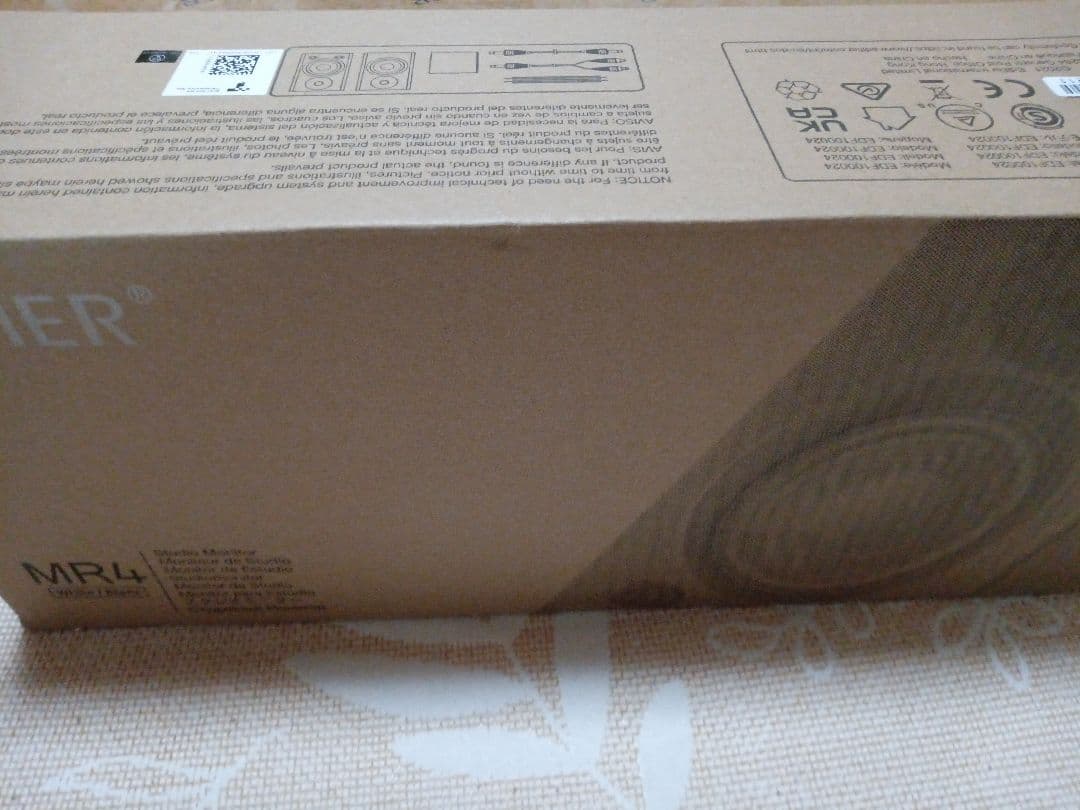 【美品】 Edifier MR4 モニタースピーカー 別売り付属品付き