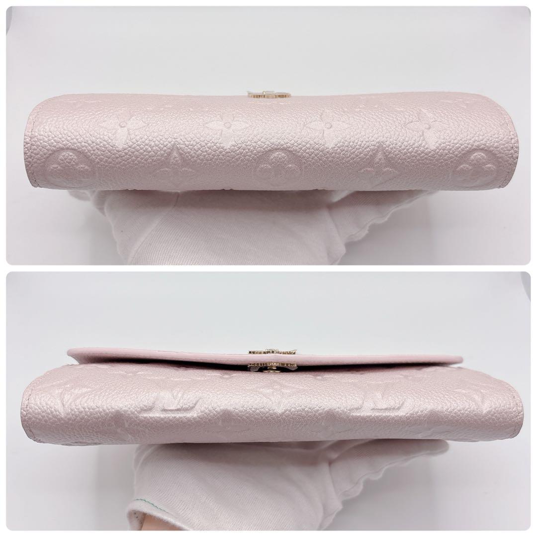 未使用 新作 限定 完売品 ルイヴィトン ポルトフォイユ サラ スノーウィパール