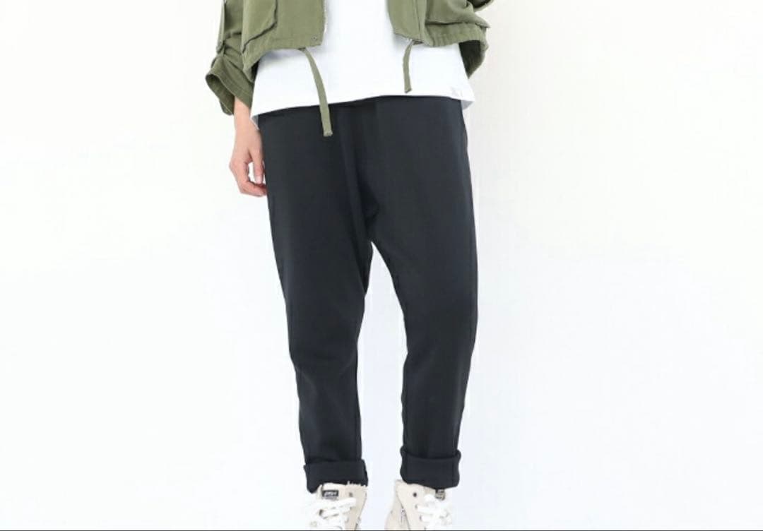 boussole サルエルパンツ ブラック　男女兼用