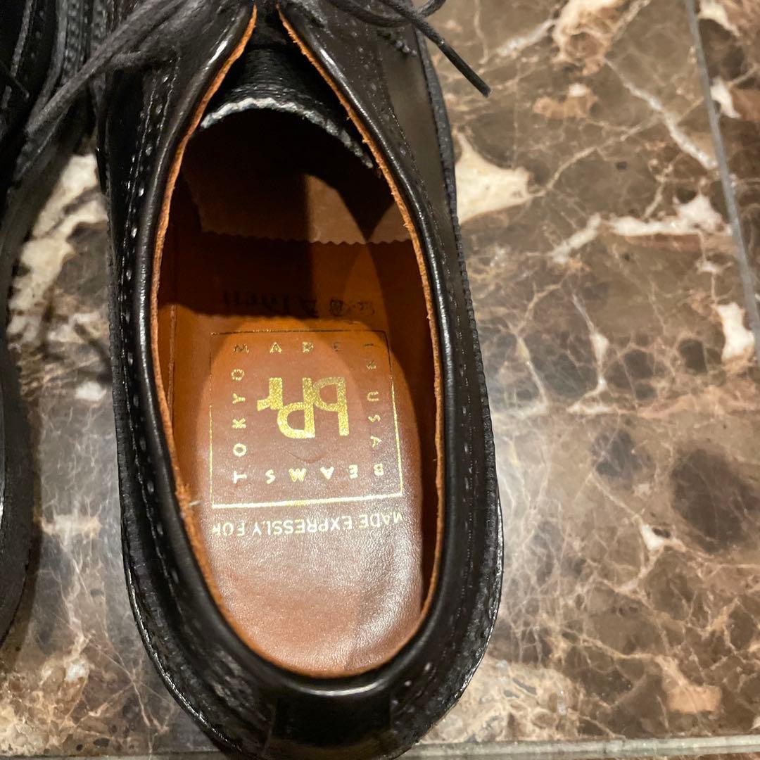 極美品　オールデン　ロングウイングチップ　黒　クレープソール　５ハーフ