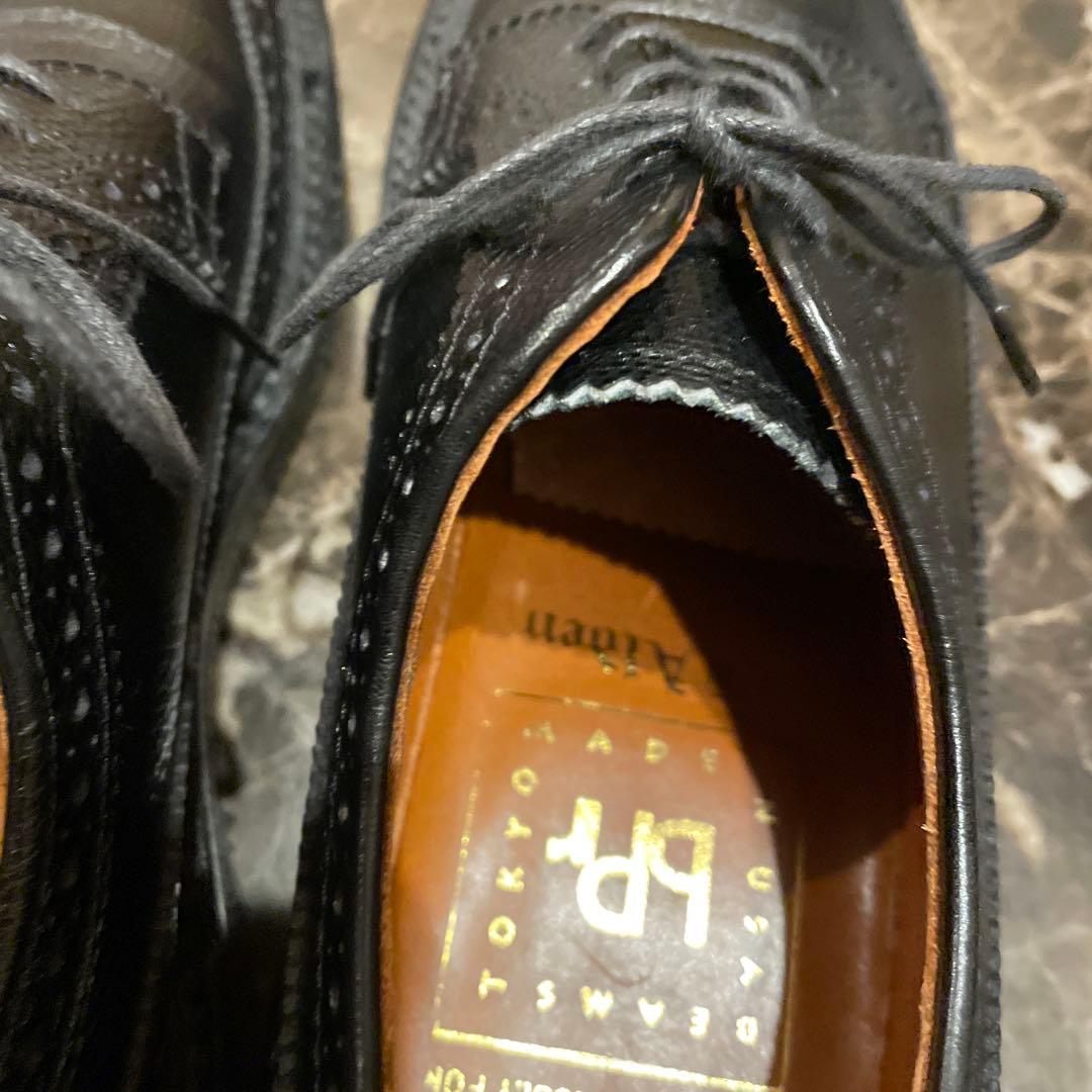 極美品　オールデン　ロングウイングチップ　黒　クレープソール　５ハーフ
