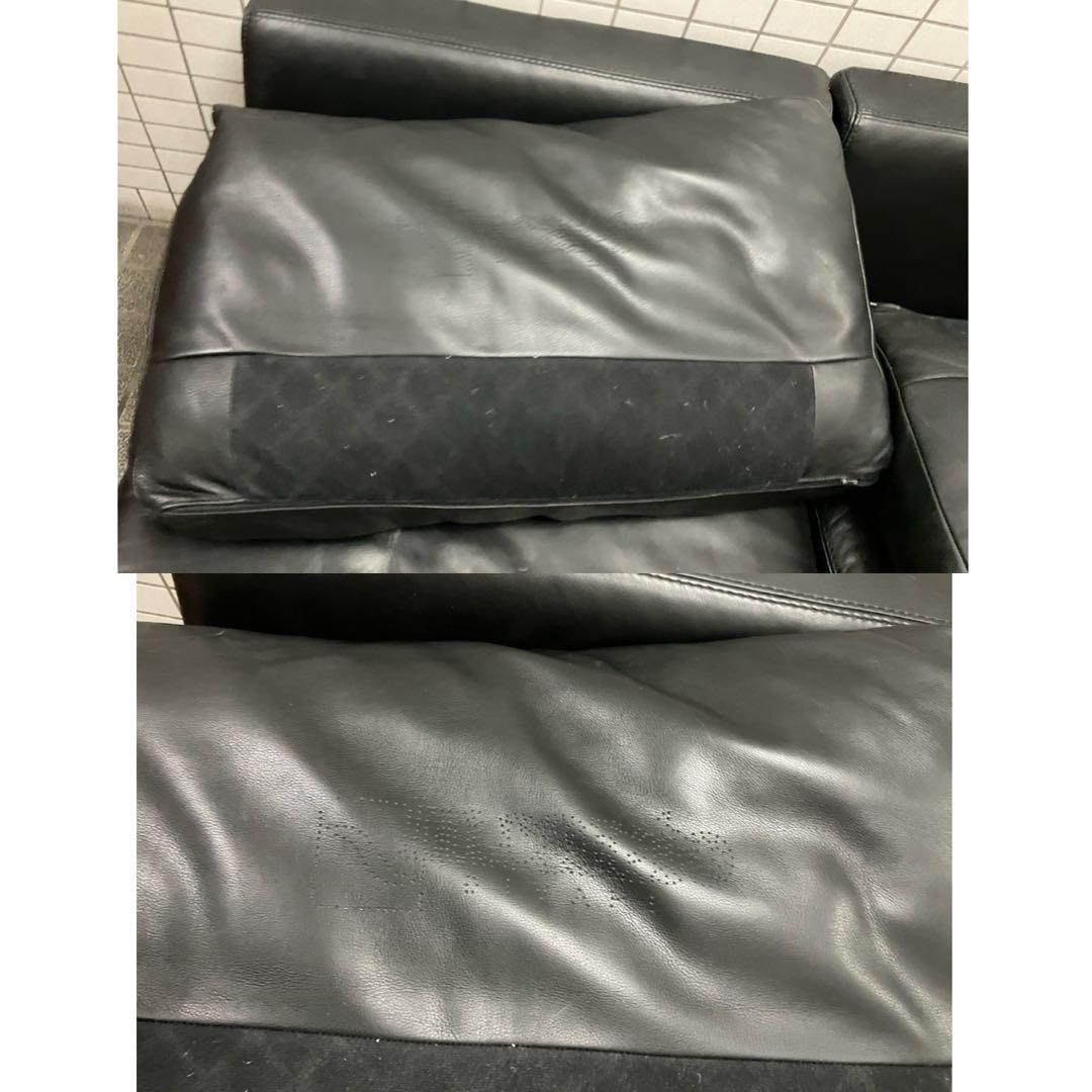 INCANTO DIVANIインカントIDC大塚家具 総革ユニット2人掛けソファ