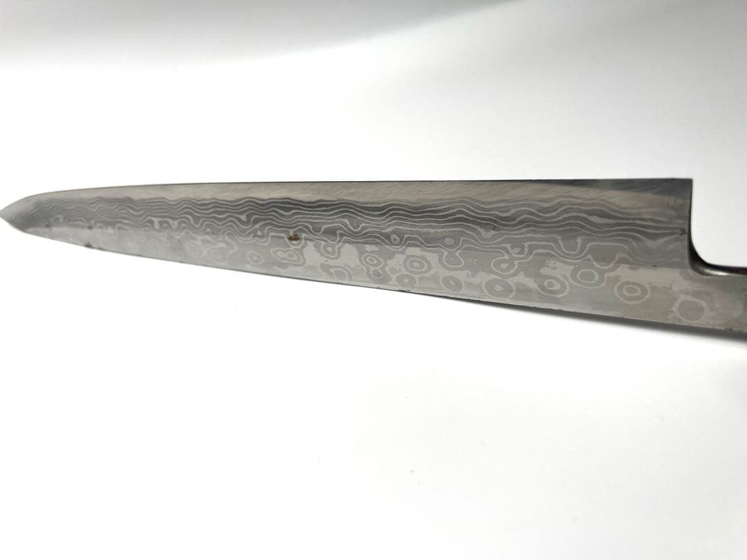 カリメロ　柳刃包丁　墨流し　青鋼　別誂
