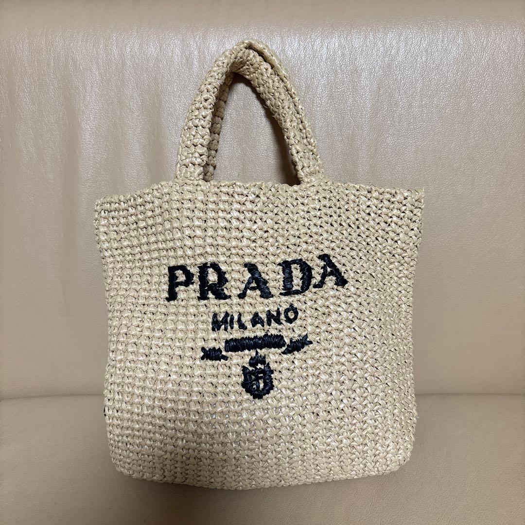 ‼️美品‼️PRADA スモールクロシェトートバッグ