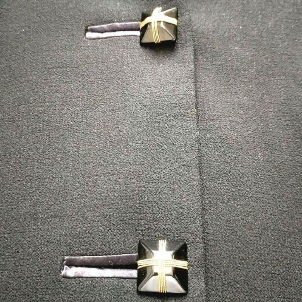 ✨美品✨プラダ　WOOL ポンチョ コート　ショールカラー ブラック　サイズ44