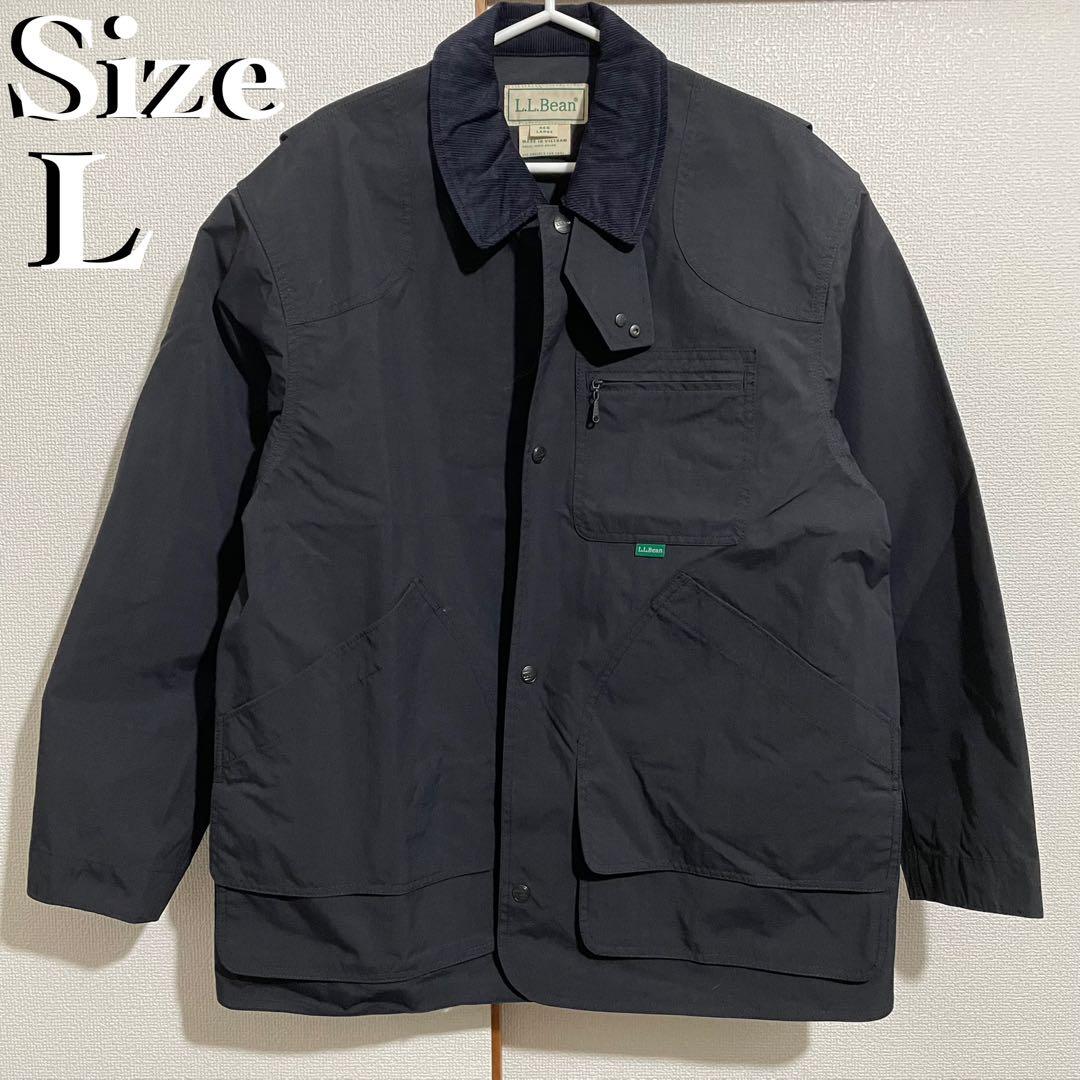 L.L.Bean ブラック フィールドコート ジャケット REG LARGE