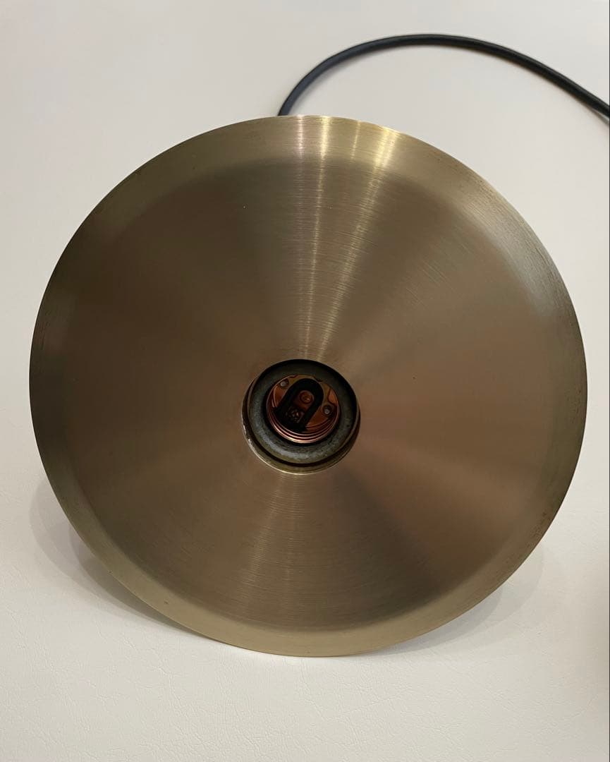 【ニューライトポタリー】bullet flat shade/190/brass