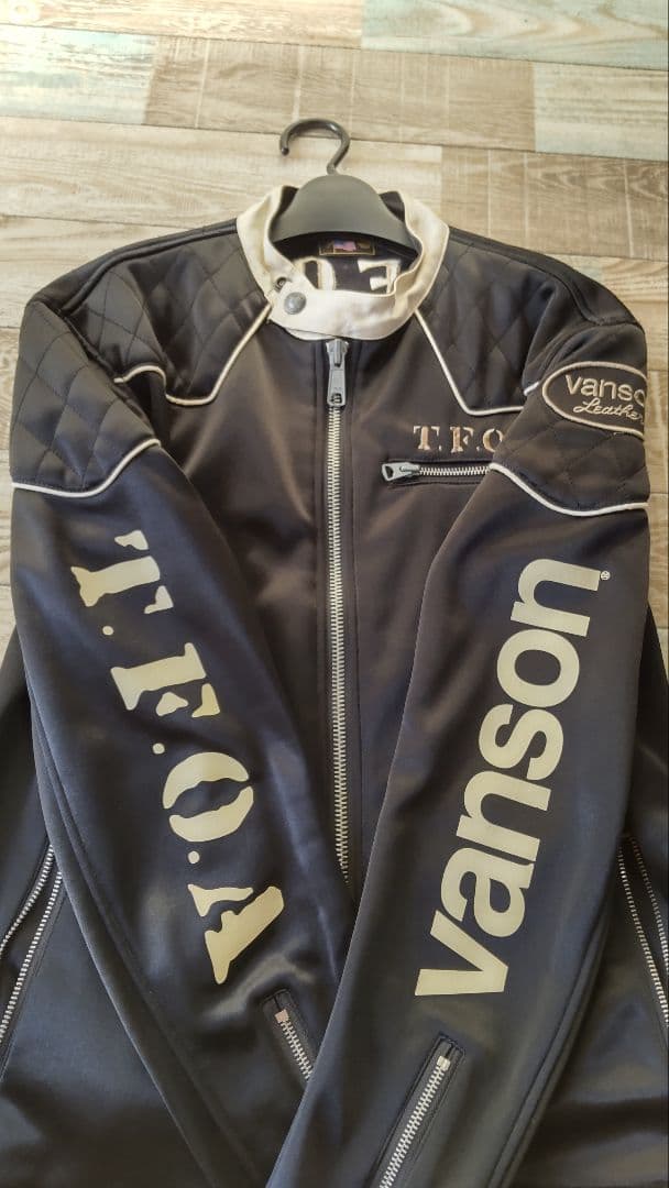 VANSON×CROWS クローズ コラボ ライダースジャケット L 美品